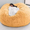 Bean Bag Chair Washable Ultra Soft PV Fur Lounger Couch