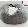 Bean Bag Chair Washable Ultra Soft PV Fur Lounger Couch