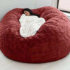 Bean Bag Chair Washable Ultra Soft PV Fur Lounger Couch