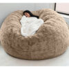 Bean Bag Chair Washable Ultra Soft PV Fur Lounger Couch