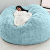 Bean Bag Chair Washable Ultra Soft PV Fur Lounger Couch